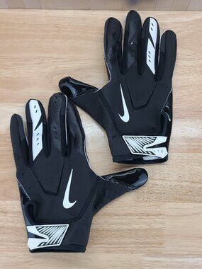 Nike Vapor Jet Football Gloves Black White Mens 2XL XXL sticky